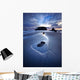 Reflection Whale Head Wall Decal