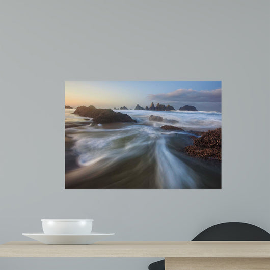 Seal Rock Horiz Torrent Wall Decal