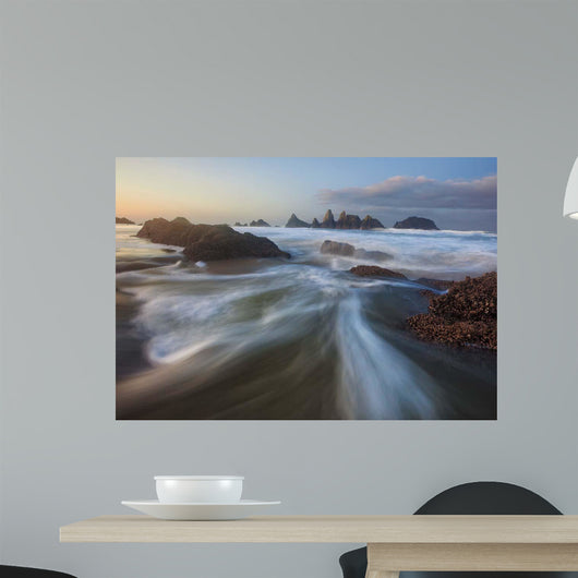 Seal Rock Horiz Torrent Wall Decal