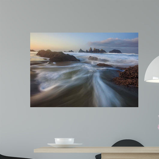 Seal Rock Horiz Torrent Wall Decal