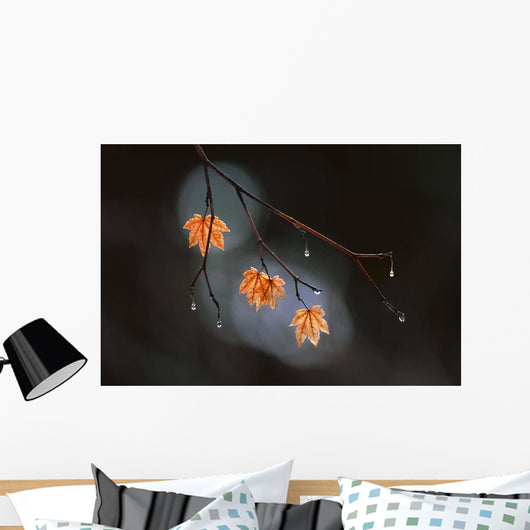 Wet Fall Wall Decal