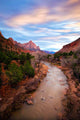 Zion River Vert Wall Decal