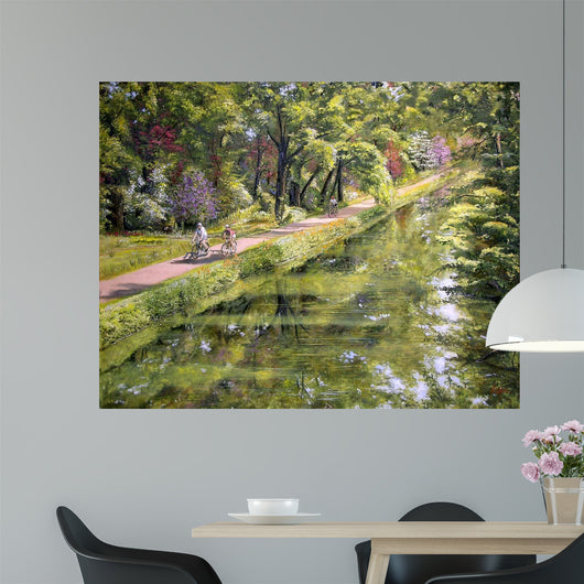 Along Canal Wall Decal