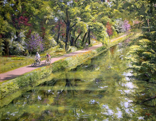 Along Canal Wall Decal
