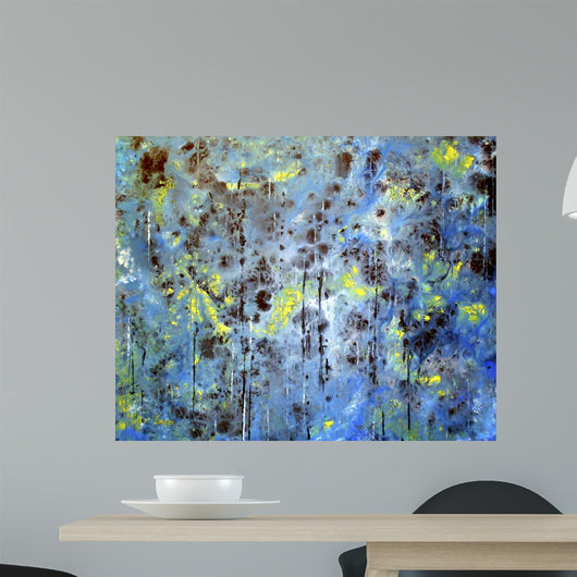 Blue Forest Wall Decal