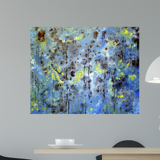 Blue Forest Wall Decal