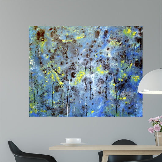 Blue Forest Wall Decal
