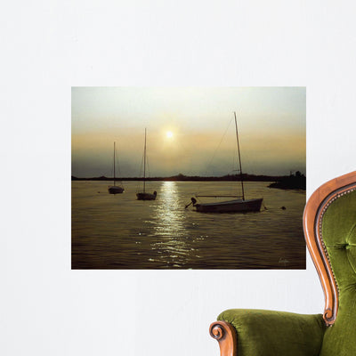 70 Wall Decal shown on a wall
