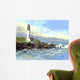 Blue Point Light Wall Decal