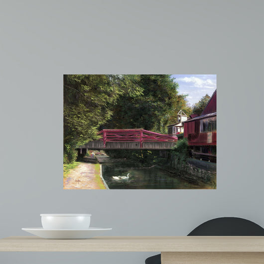 Mechanic Street Bridge Wall Decal