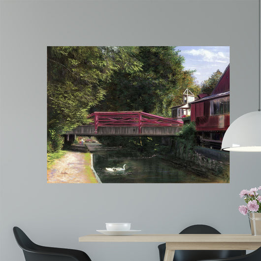 Mechanic Street Bridge Wall Decal