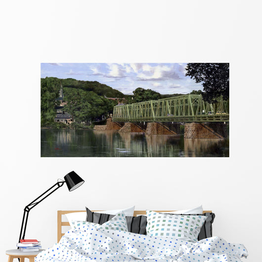 New Hope Bridge Wall Decal