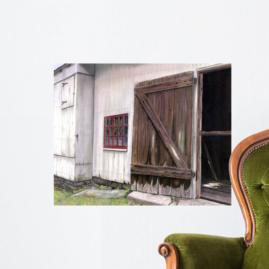 Old Barn Door Wall Decal