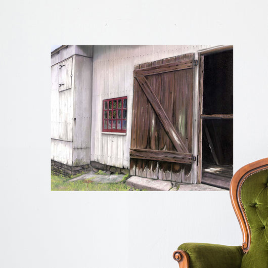 Old Barn Door Wall Decal