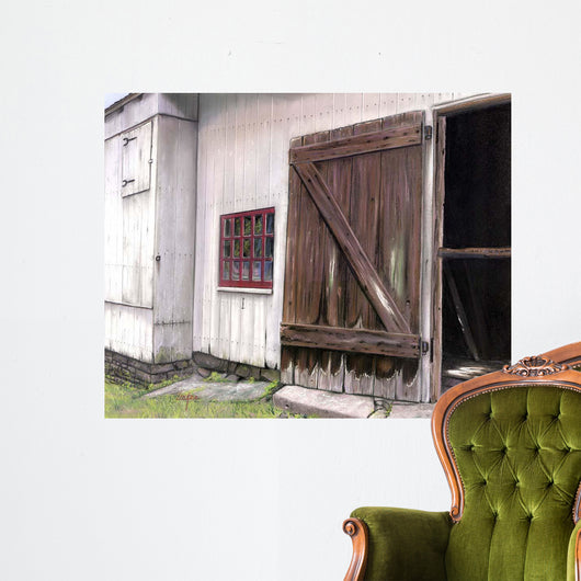 Old Barn Door Wall Decal