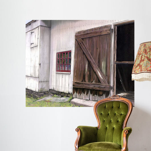 Old Barn Door Wall Decal