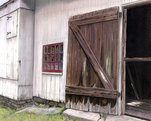 Old Barn Door Wall Decal
