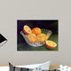 Oranges Crystal Vase Wall Decal