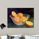 Oranges Crystal Vase Wall Decal