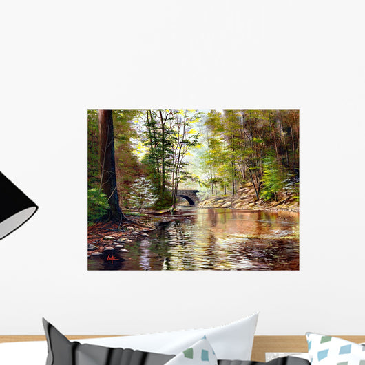 Stone Bridge Wall Decal