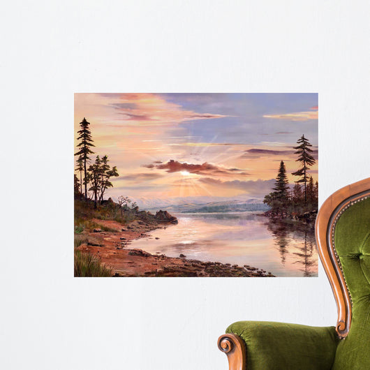 Sun Breaks Wall Decal