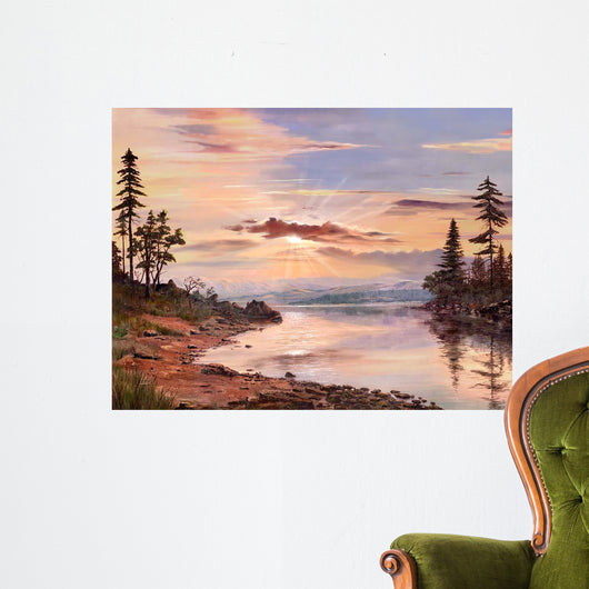 Sun Breaks Wall Decal
