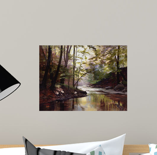 Along Wissahickon Wall Decal