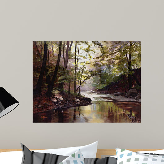 Along Wissahickon Wall Decal