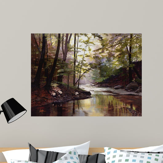 Along Wissahickon Wall Decal