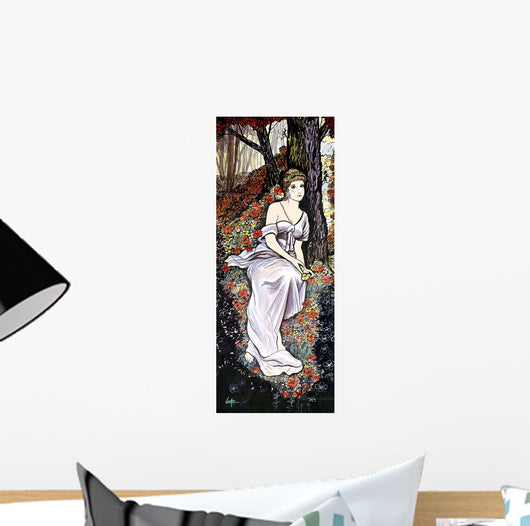 Lady Fl Wall Decal
