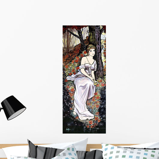 Lady Fl Wall Decal