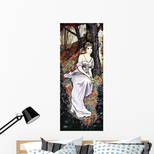 Lady Fl Wall Decal