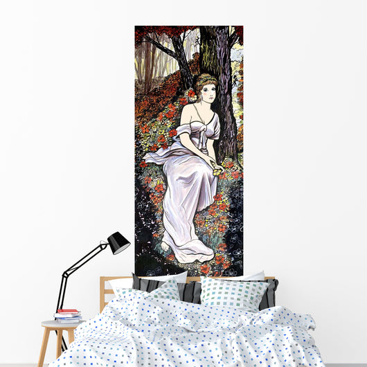 Lady Fl Wall Decal