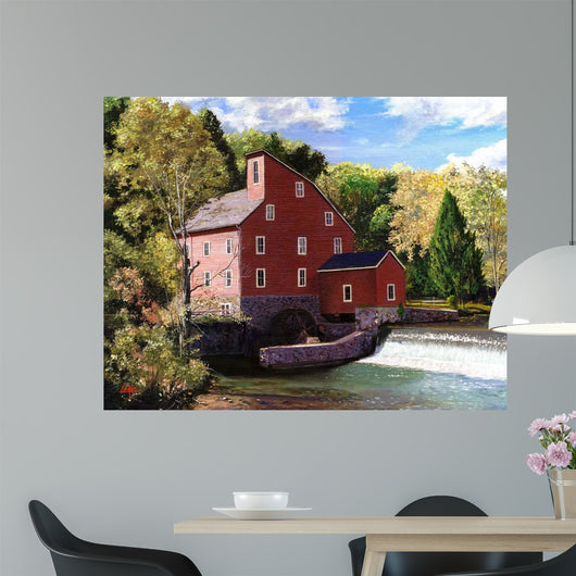 Red Mill Wall Decal