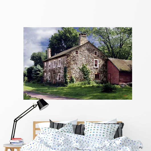 Stone House 3 Wall Decal