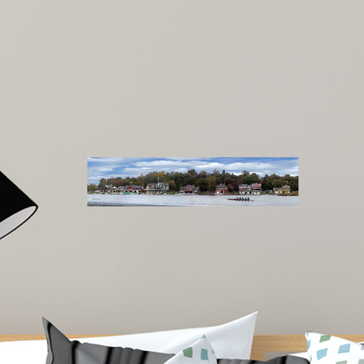 Boat House Row Wall Decal
