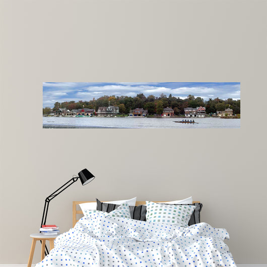 Boat House Row Wall Decal