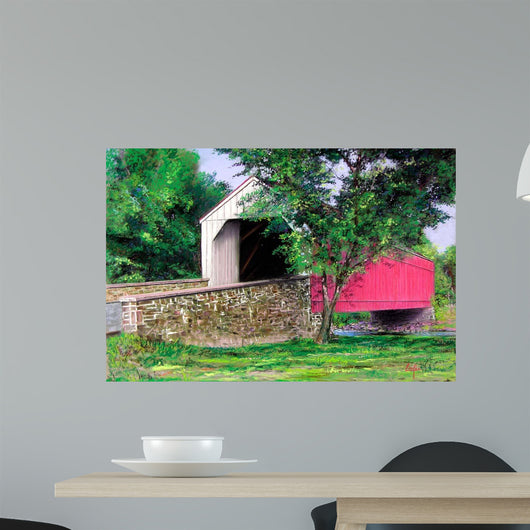 Covered Bridge Wall Decal