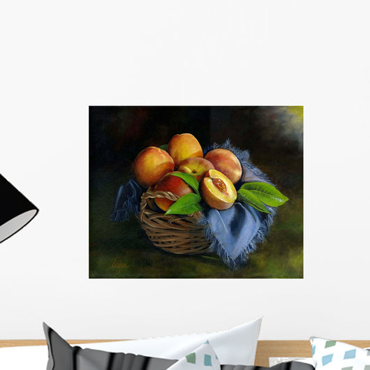 Peaches Basket Wall Decal