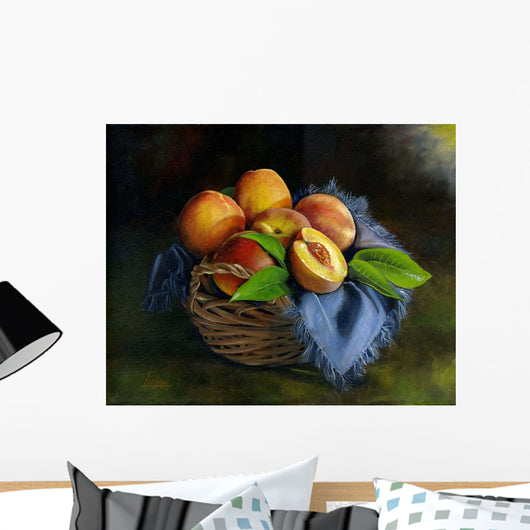 Peaches Basket Wall Decal