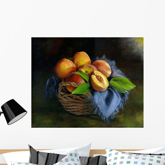 Peaches Basket Wall Decal