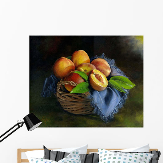 Peaches Basket Wall Decal