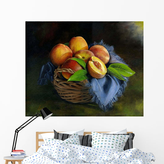 Peaches Basket Wall Decal