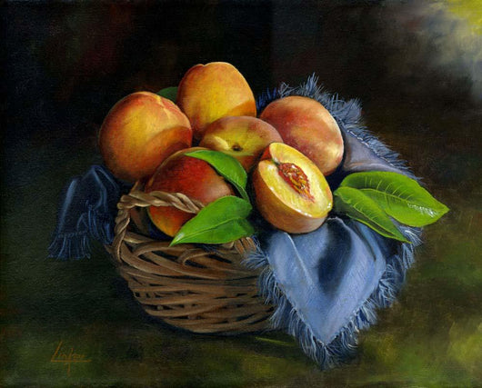 Peaches Basket Wall Decal