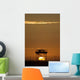 Guard Tower Sunset Wall Decal