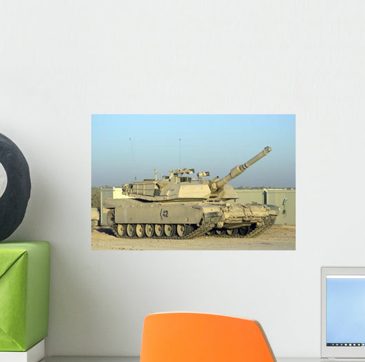 M1 Abram Tank Camp Wall Decal