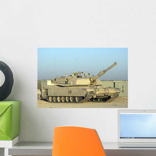 M1 Abram Tank Camp Wall Decal