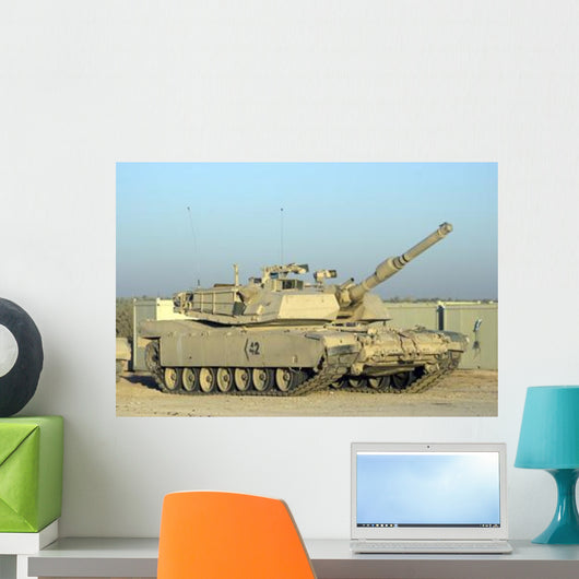 M1 Abram Tank Camp Wall Decal