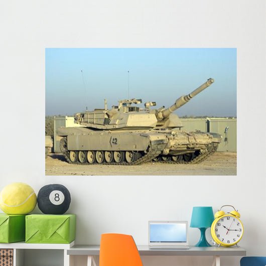 M1 Abram Tank Camp Wall Decal
