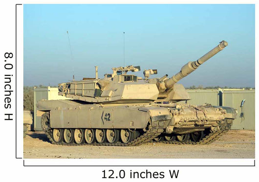 M1 Abram Tank Camp Wall Decal